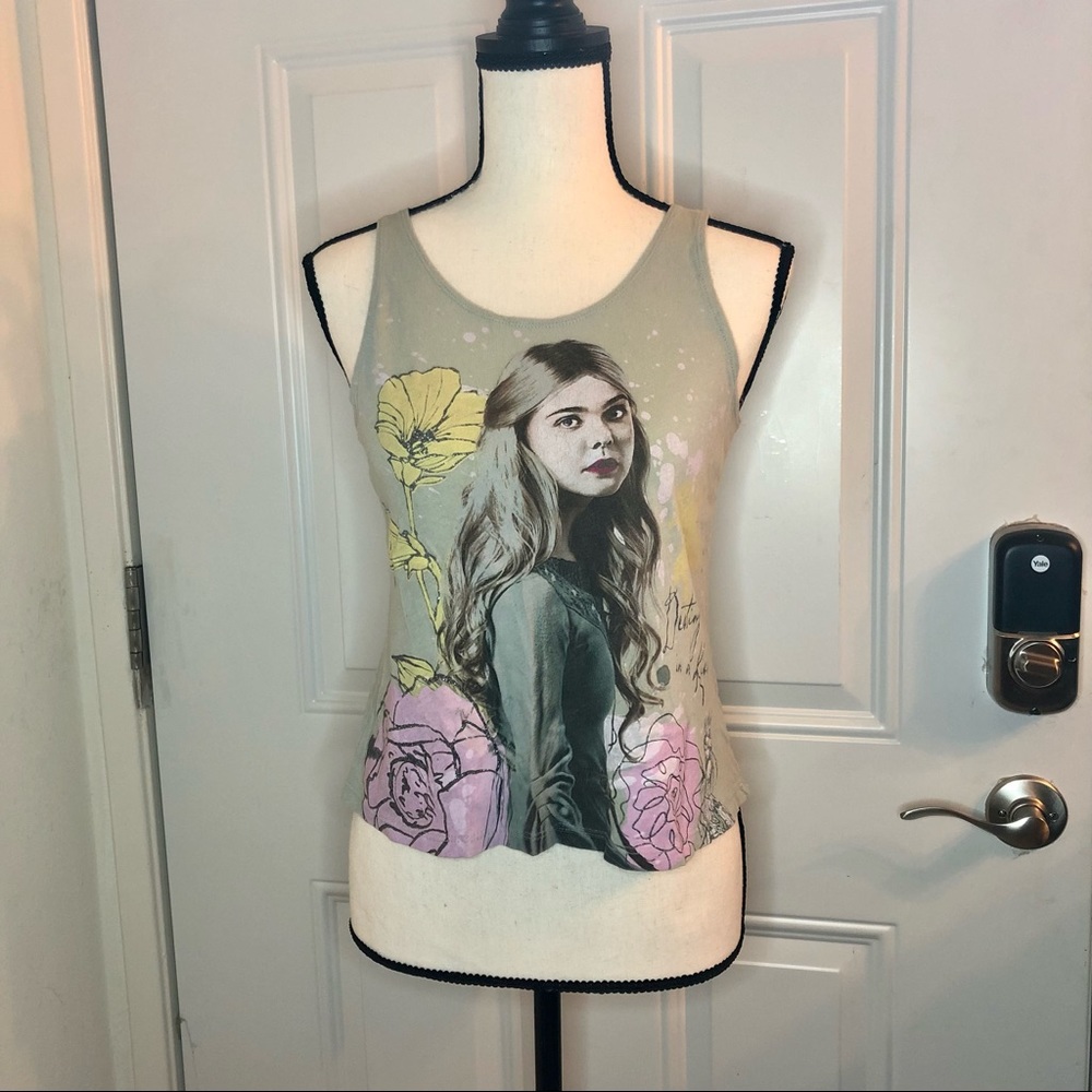 Maleficent Aurora Cropped Tank